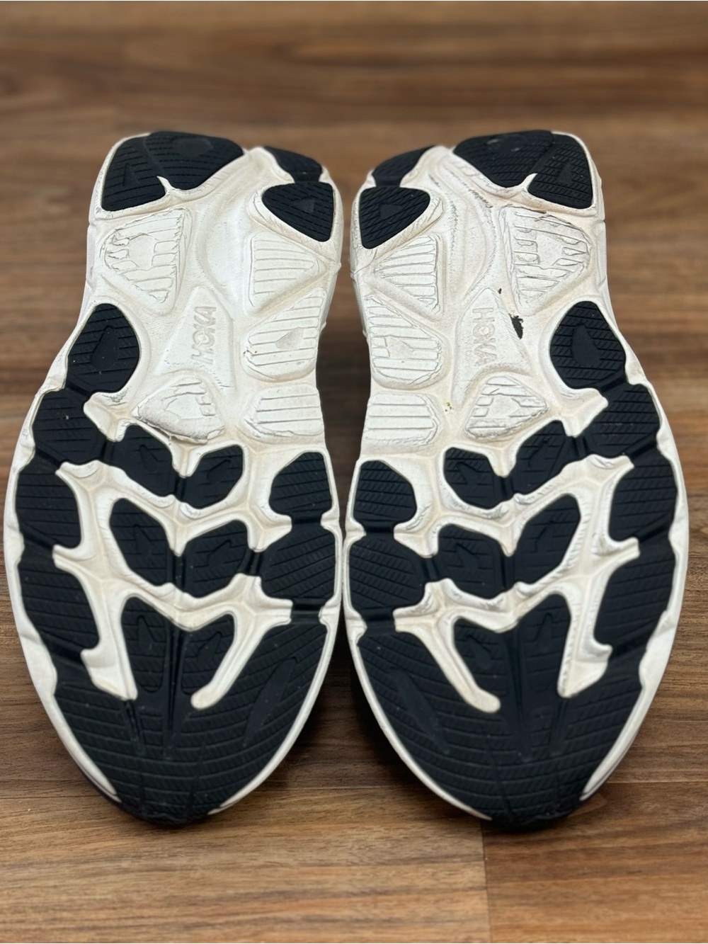 HOKA Clifton 10 Men’s Running Shoes Navy White Size 13D Road Running - Picture 7 of 11